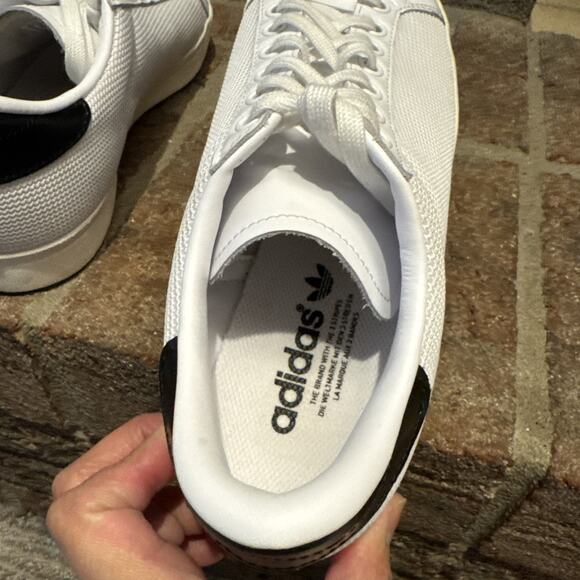 Adidas Originals Unisex Rod Laver Trainer Shoes Sneakers White Black Retro Sz 9 - Picture 10 of 16